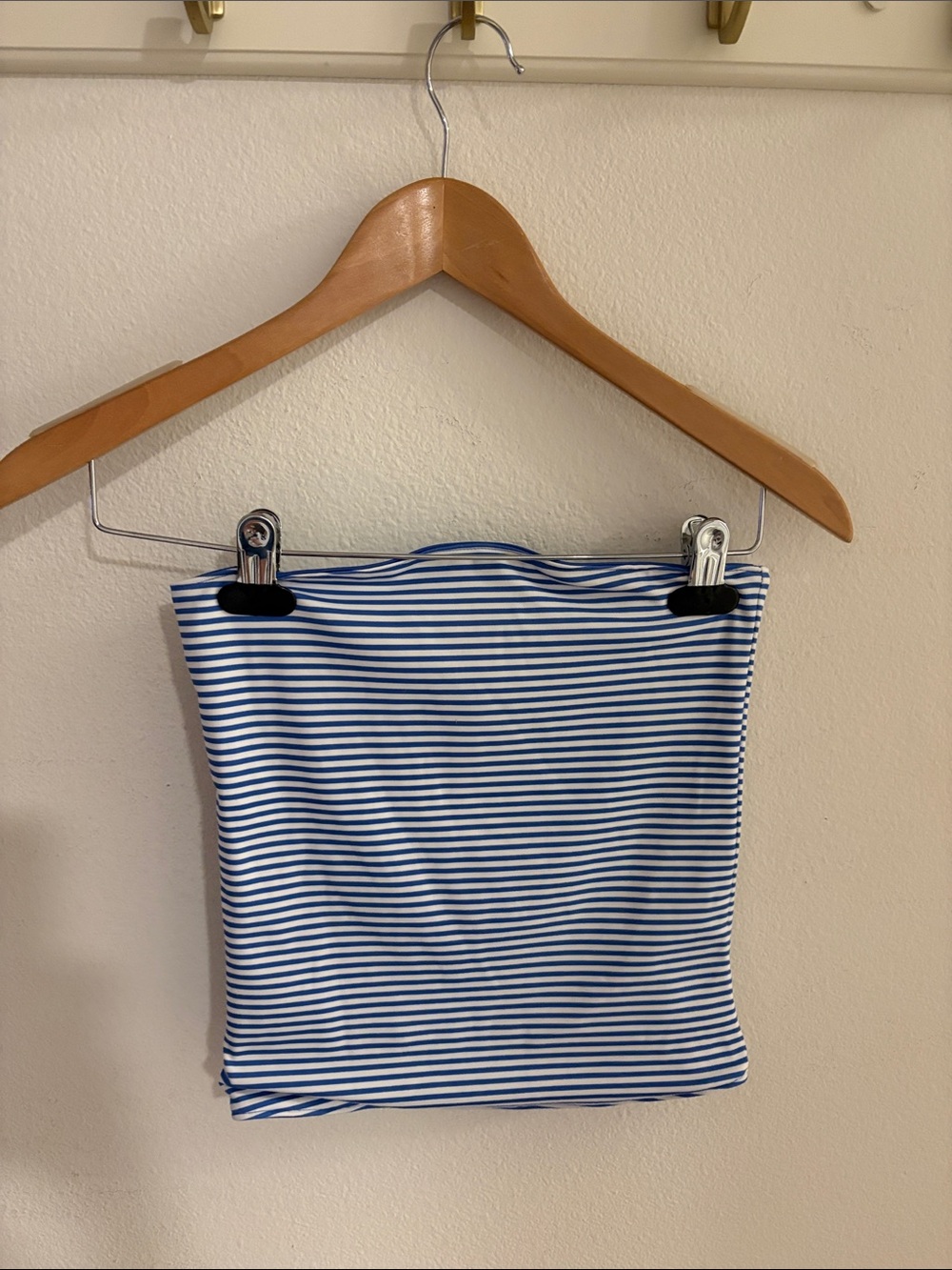 Target Blue and White Striped Tube Top